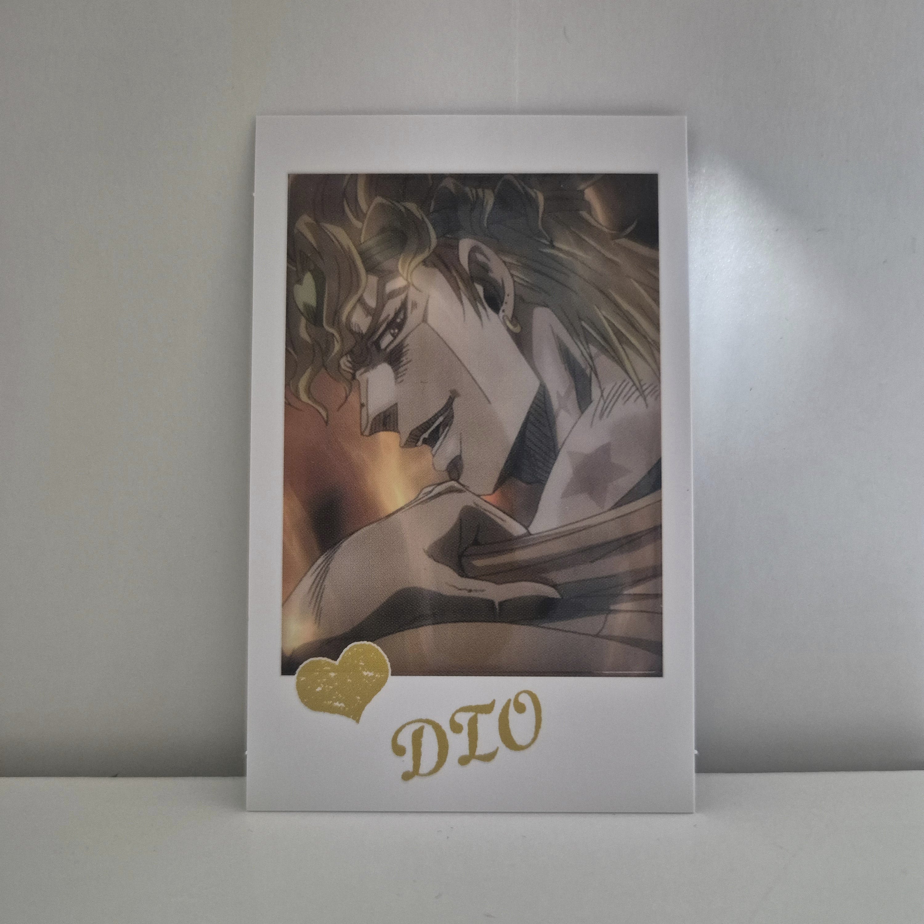 Jojo stardust crusaders collectable card Dio Brando