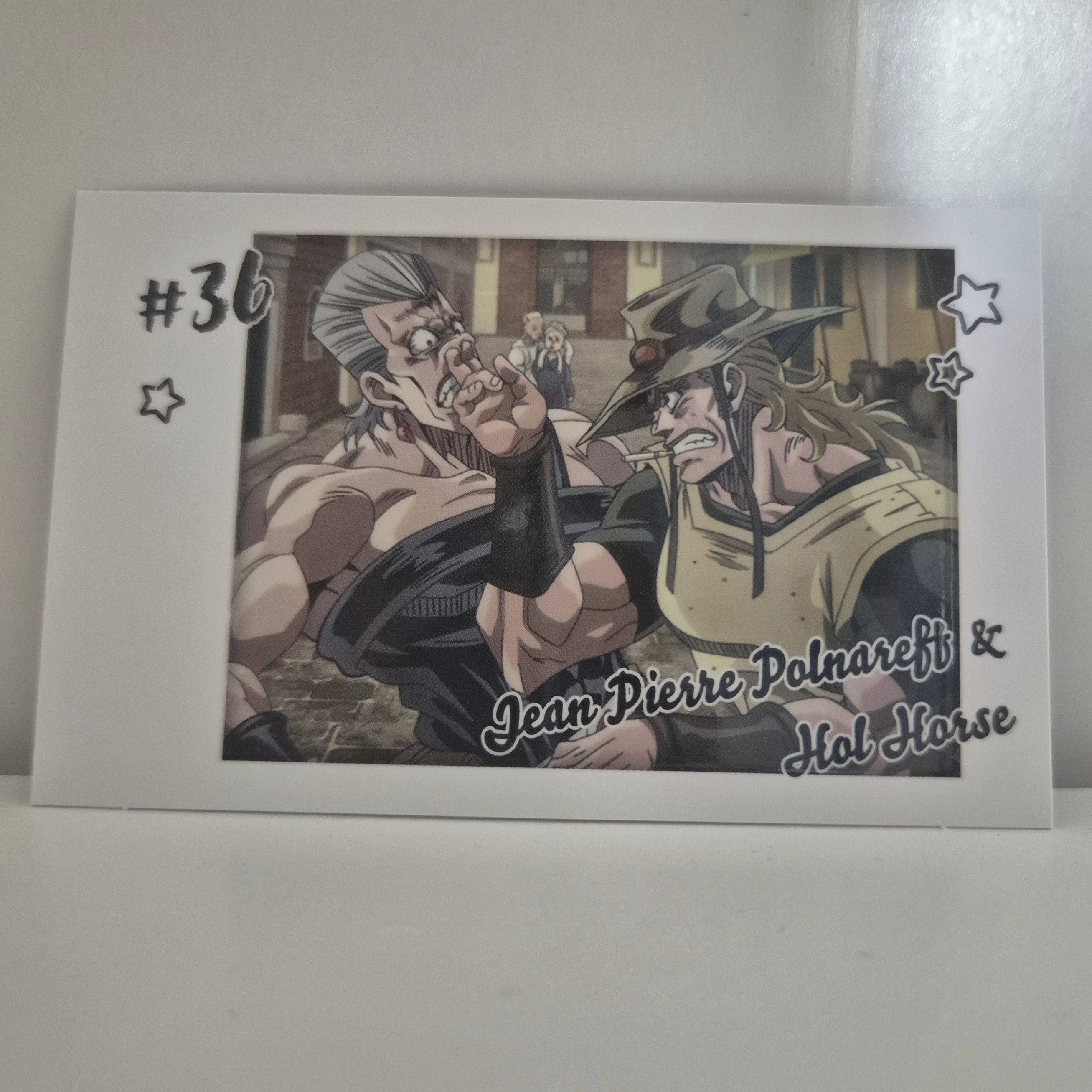 Jojo stardust crusaders collectable card #36