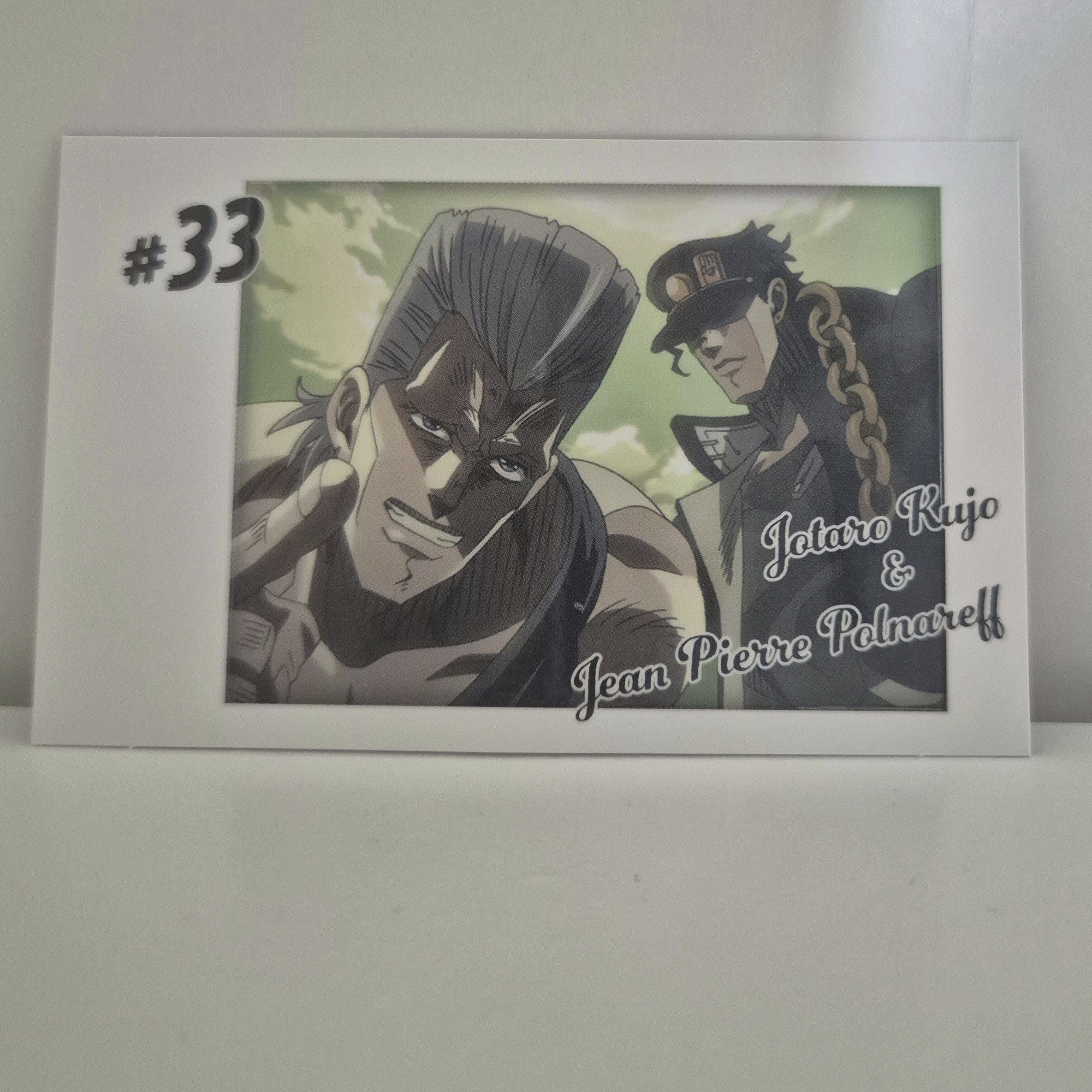 Jojo stardust crusaders collectable card #33
