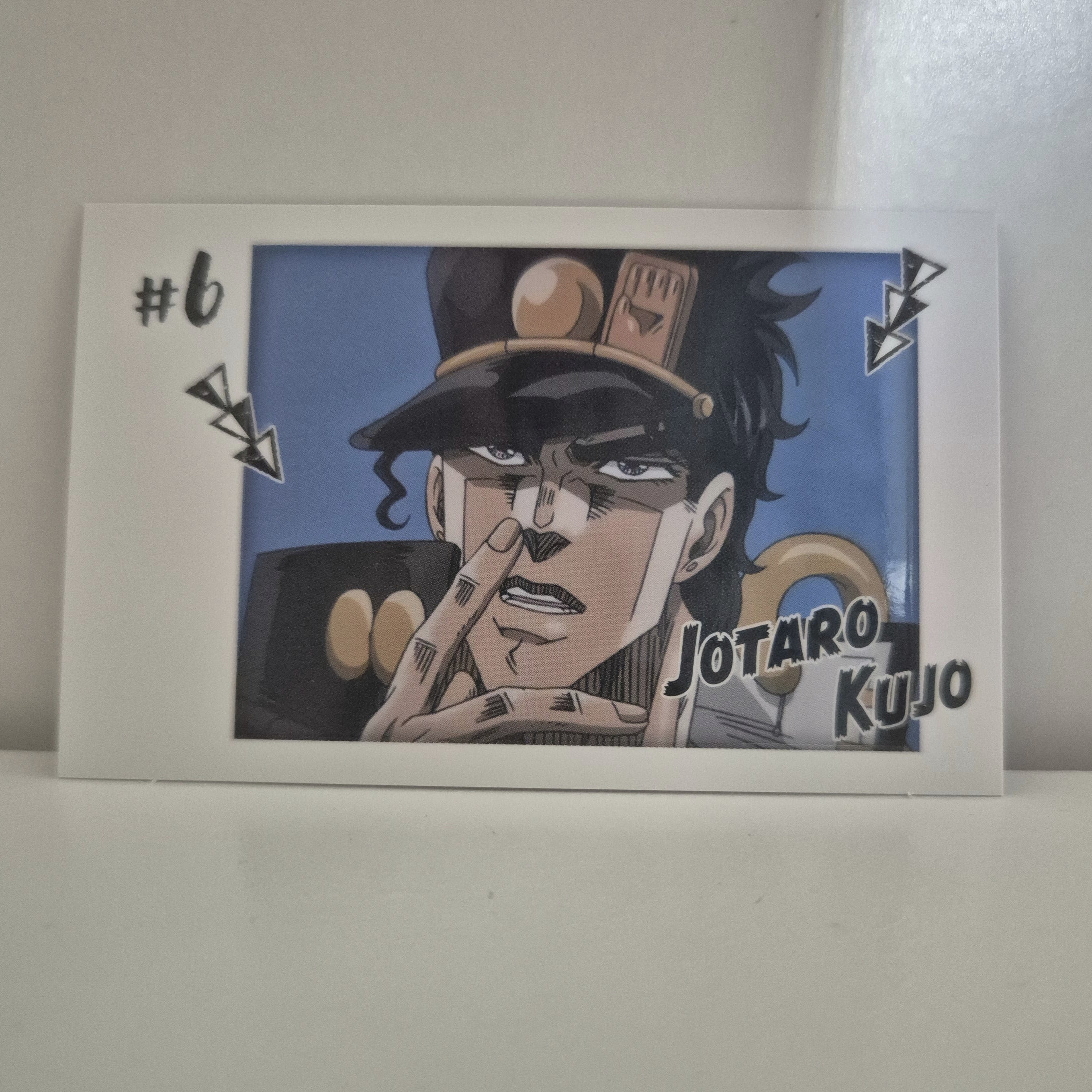 Jojo stardust crusaders collectable card #6