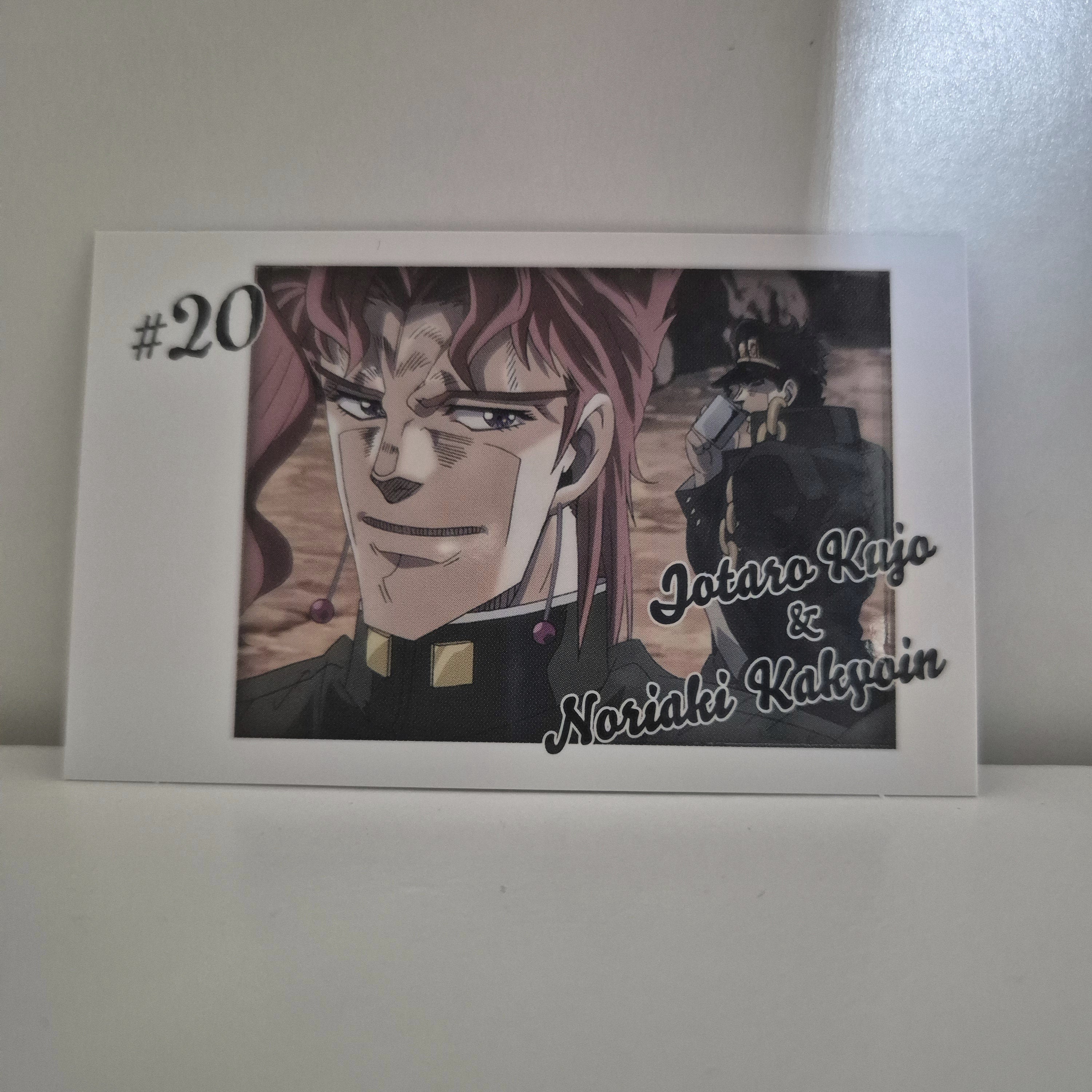 Jojo stardust crusaders collectable card #20